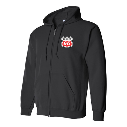 Men's Phillips 66 Gas Station Zipper Hoodie