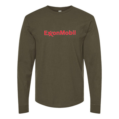 Men's Exxon Mobil Gas Station  Long Sleeve T-Shirt