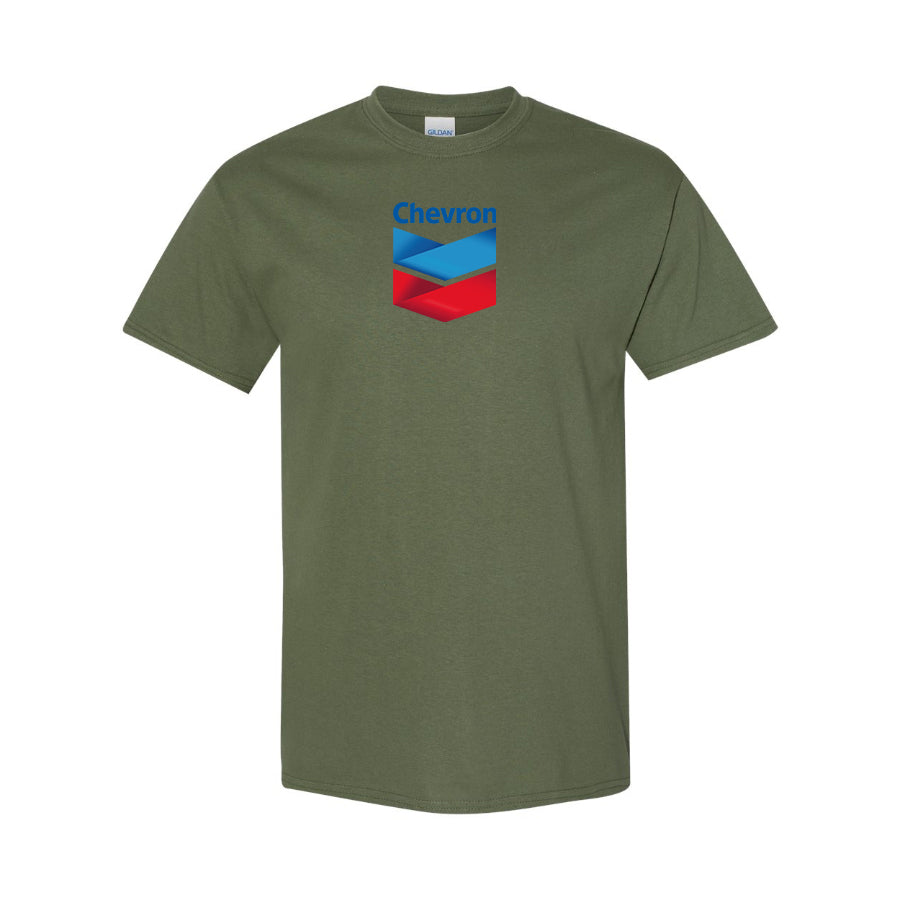 Youth Kids Chevron Gas Station  Cotton T-Shirt