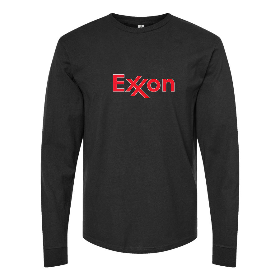 Youth Kids Exxon Gas Station Long Sleeve T-Shirt