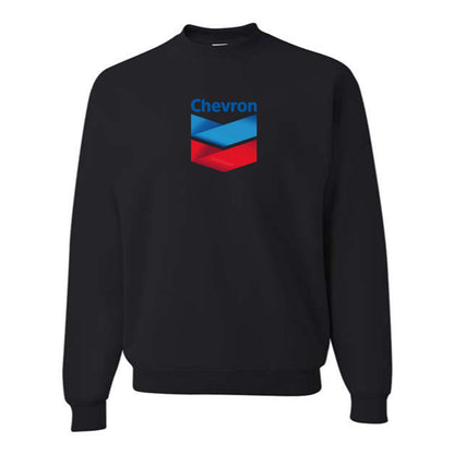 Men's Chevron Gas Station  Crewneck Sweatshirt