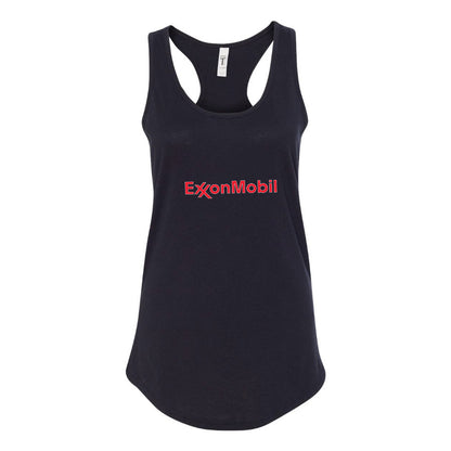 Women's Exxon Mobil Gas Station Racerback Tank Top