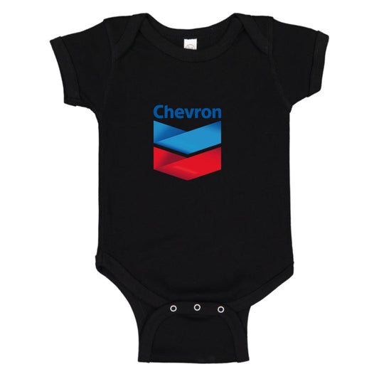 Chevron Gas Station  Baby Romper Onesie