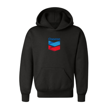 Youth Kids Chevron Gas Station Pullover Hoodie