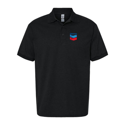 Men's Chevron Gas Station  Dry Blend Polo