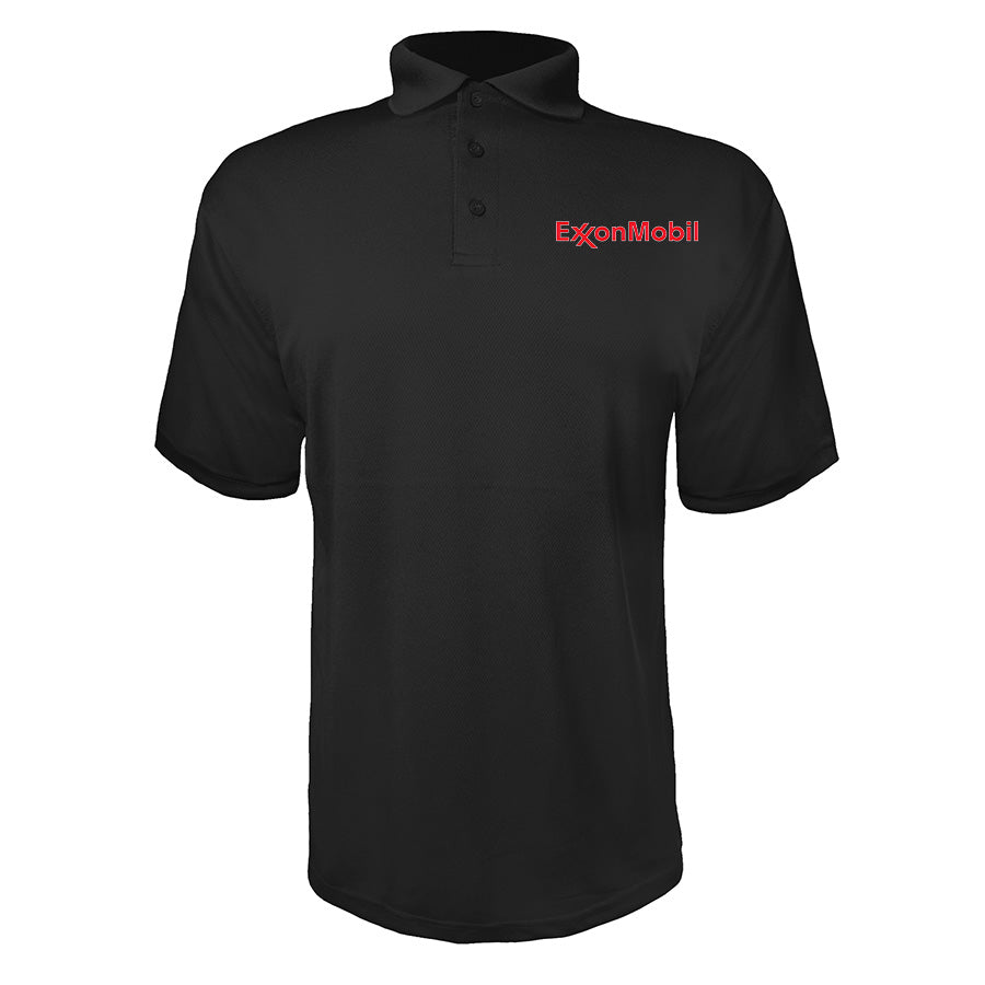 Men's Exxon Mobil Gas Station  Polyester Polo