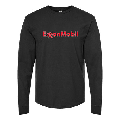 Youth Kids Exxon Mobil Gas Station Long Sleeve T-Shirt