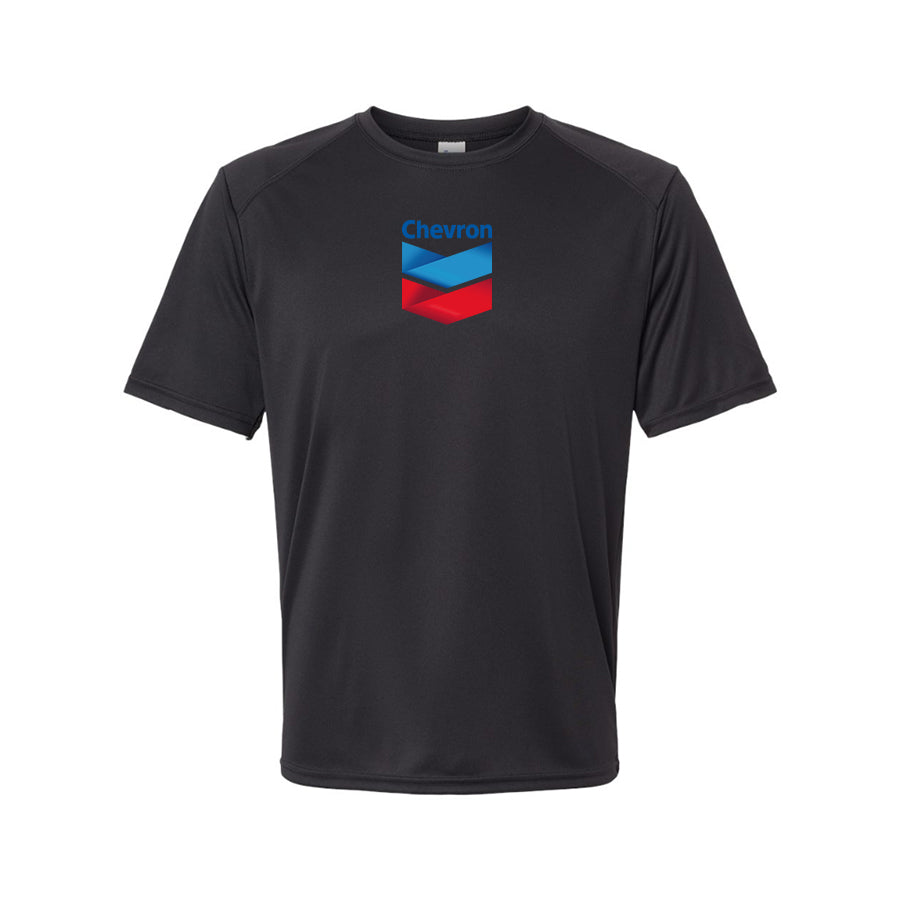 Youth Kids Chevron Gas Station Performance T-Shirt