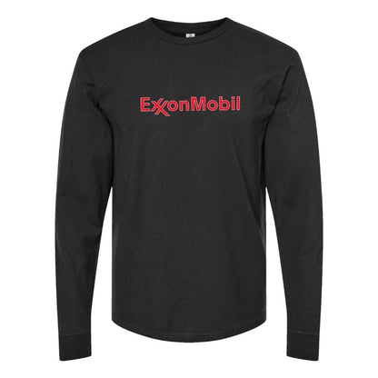 Men's Exxon Mobil Gas Station  Long Sleeve T-Shirt