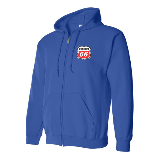 Men's Phillips 66 Gas Station Zipper Hoodie