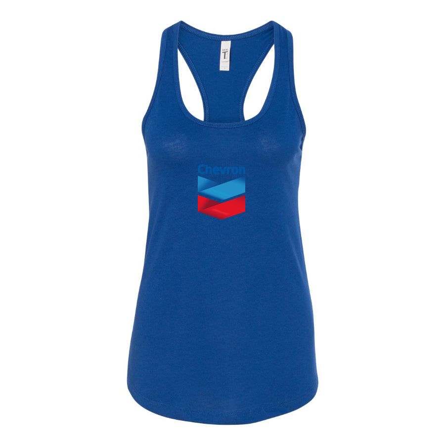 Women's Chevron Gas Station Racerback Tank Top