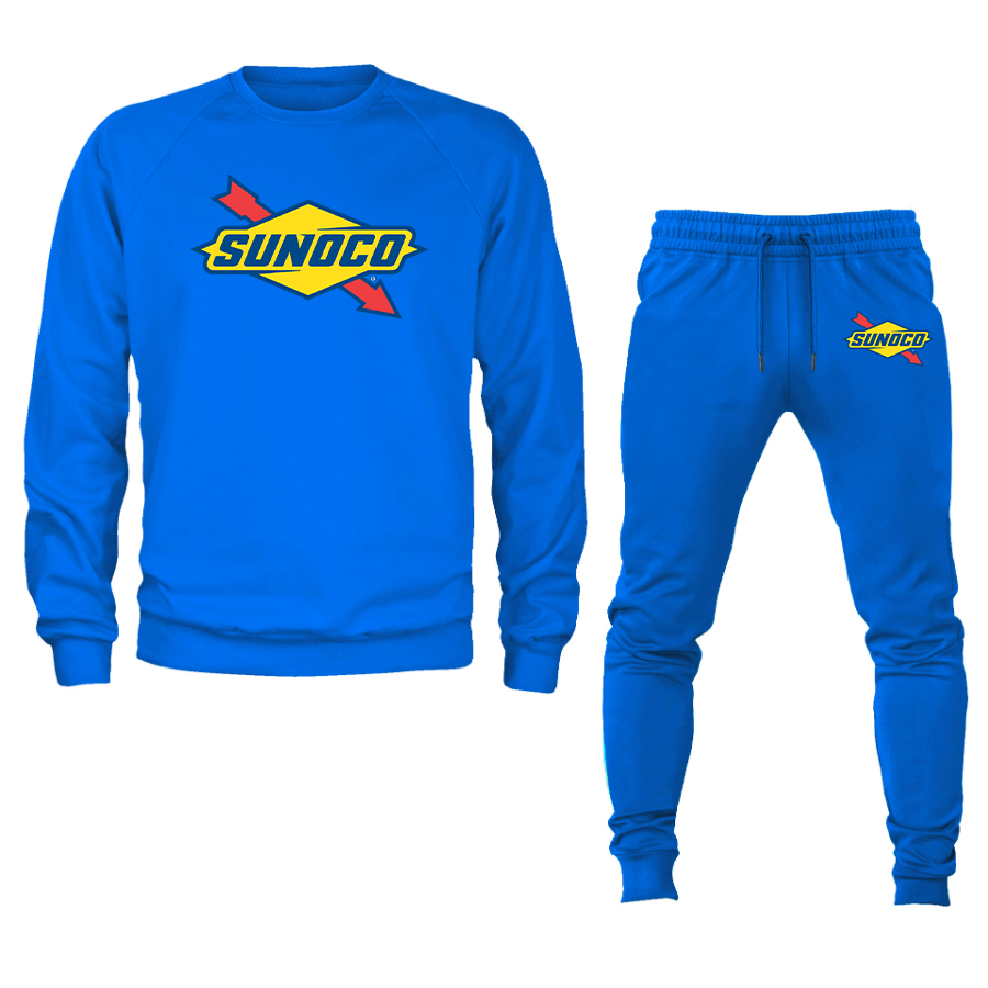 Men's Sunoco Gas Station Crewneck Sweatshirt Joggers Suit