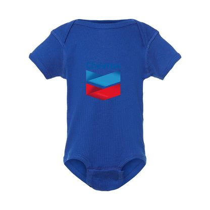 Chevron Gas Station  Baby Romper Onesie