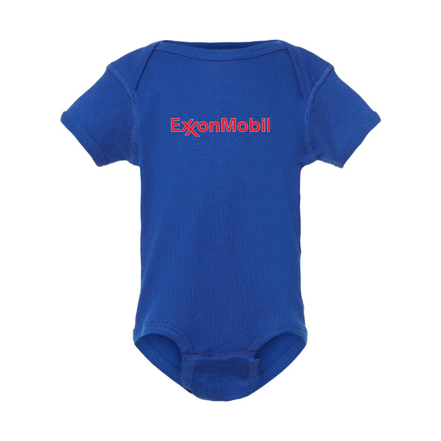 Exxon Mobil Gas Station Baby Romper Onesie