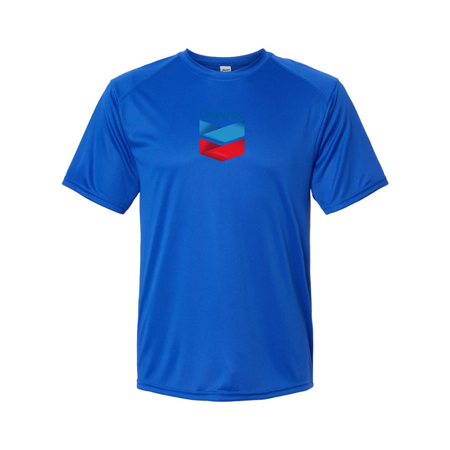 Youth Kids Chevron Gas Station Performance T-Shirt