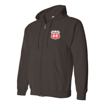 Men's Phillips 66 Gas Station Zipper Hoodie