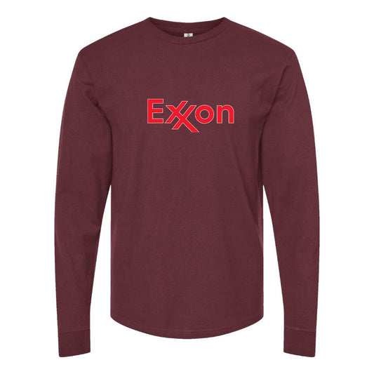 Men's Exxon Gas Station  Long Sleeve T-Shirt