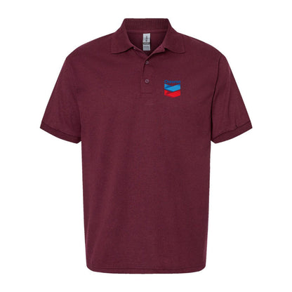 Men's Chevron Gas Station  Dry Blend Polo