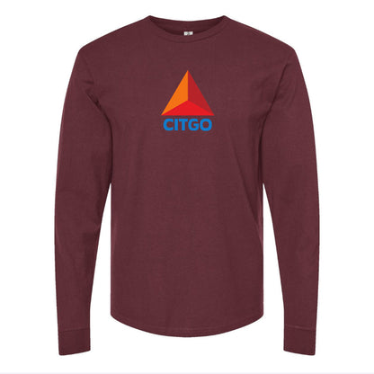 Men's Citgo Gas Station Long Sleeve T-Shirt