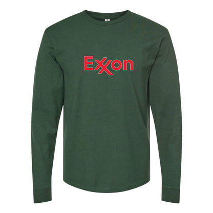 Men's Exxon Gas Station  Long Sleeve T-Shirt