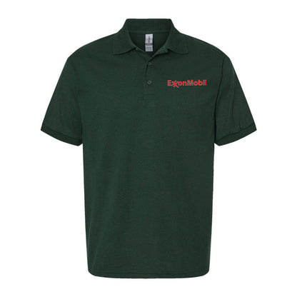 Men's Exxon Mobil Gas Station  Dry Blend Polo