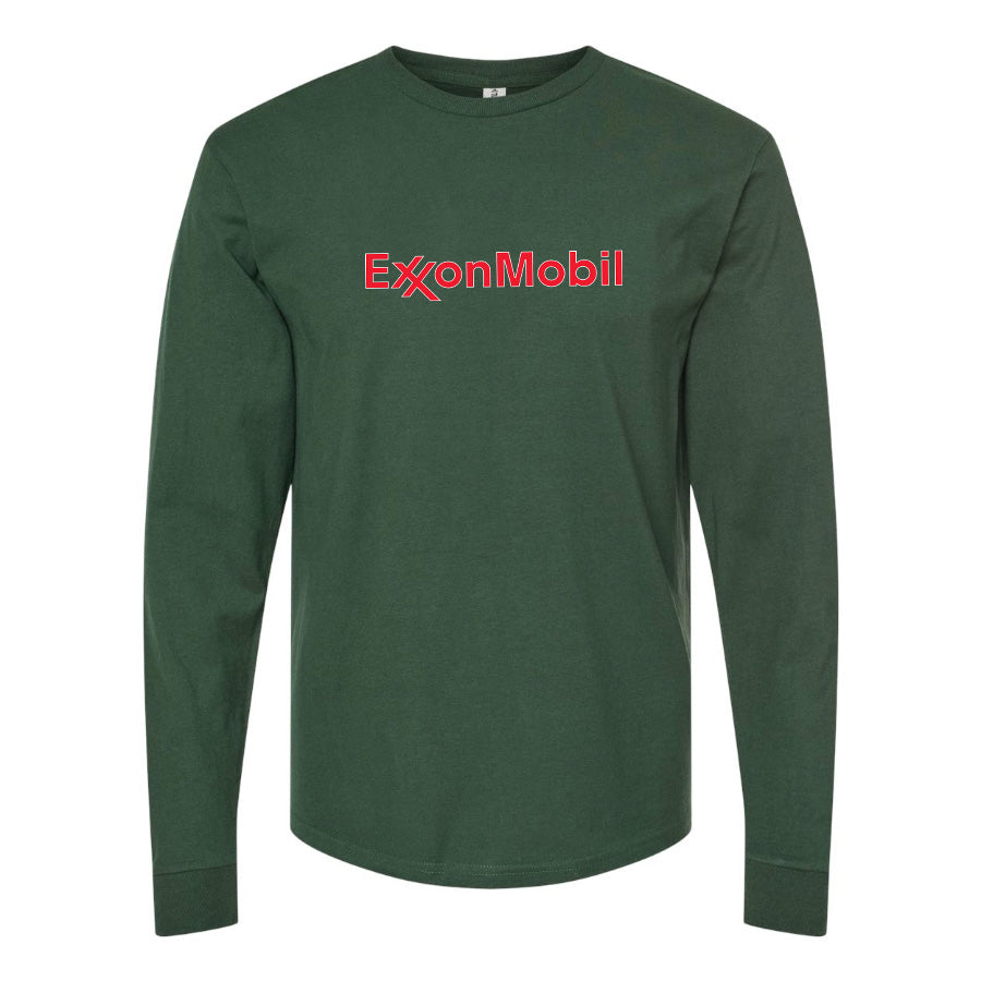 Men's Exxon Mobil Gas Station  Long Sleeve T-Shirt