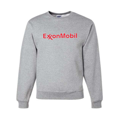 Men's Exxon Mobil Gas Station  Crewneck Sweatshirt