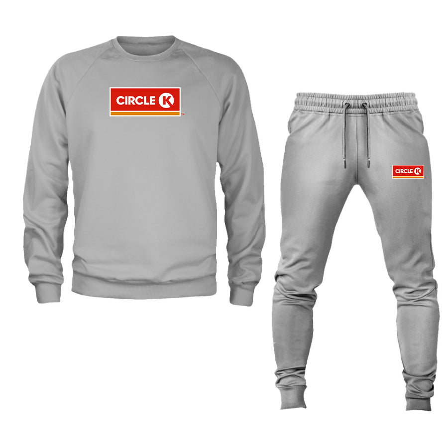 Men's Circle K Gas Station  Crewneck Sweatshirt Joggers Suit