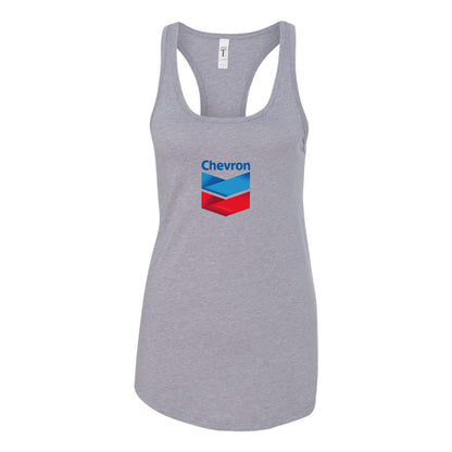 Women's Chevron Gas Station Racerback Tank Top