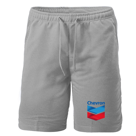 Chevron Gas Station  Athletic Fleece Shorts