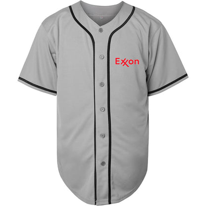 Men's Exxon Gas Station  Baseball Jersey