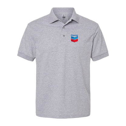 Men's Chevron Gas Station  Dry Blend Polo