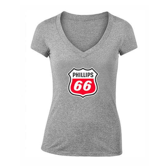 Women's Phillips 66 Gas Station V-Neck T-Shirt