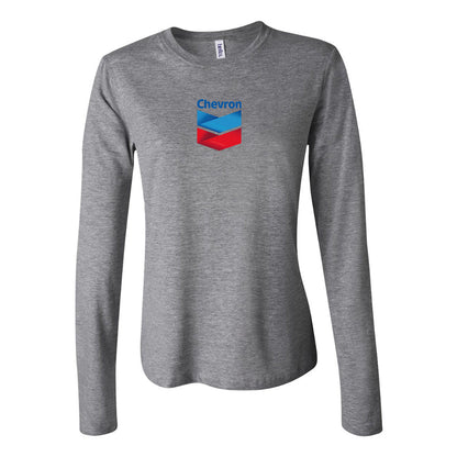 Women's Chevron gas Station  Long Sleeve T-Shirt