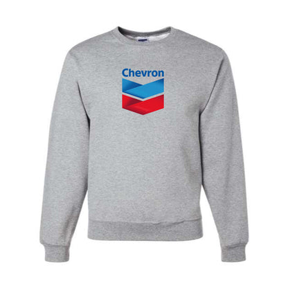 Men's Chevron Gas Station  Crewneck Sweatshirt