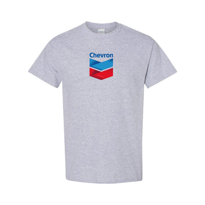 Youth Kids Chevron Gas Station  Cotton T-Shirt