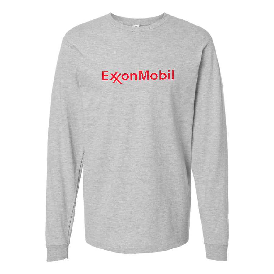 Men's Exxon Mobil Gas Station  Long Sleeve T-Shirt