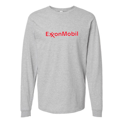 Men's Exxon Mobil Gas Station  Long Sleeve T-Shirt