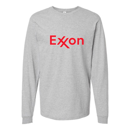 Men's Exxon Gas Station  Long Sleeve T-Shirt