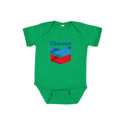 Chevron Gas Station  Baby Romper Onesie