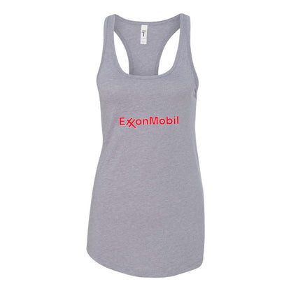 Women's Exxon Mobil Gas Station Racerback Tank Top