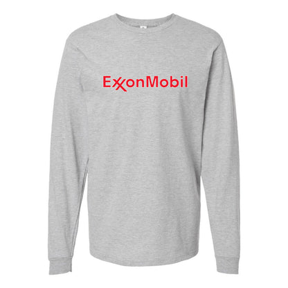 Youth Kids Exxon Mobil Gas Station Long Sleeve T-Shirt