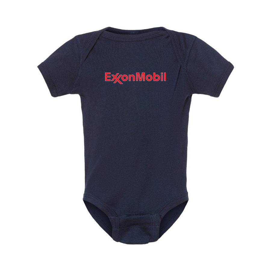 Exxon Mobil Gas Station Baby Romper Onesie