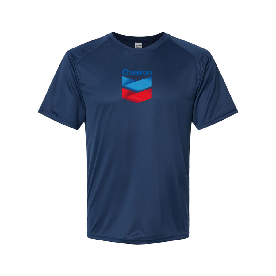 Youth Kids Chevron Gas Station Performance T-Shirt