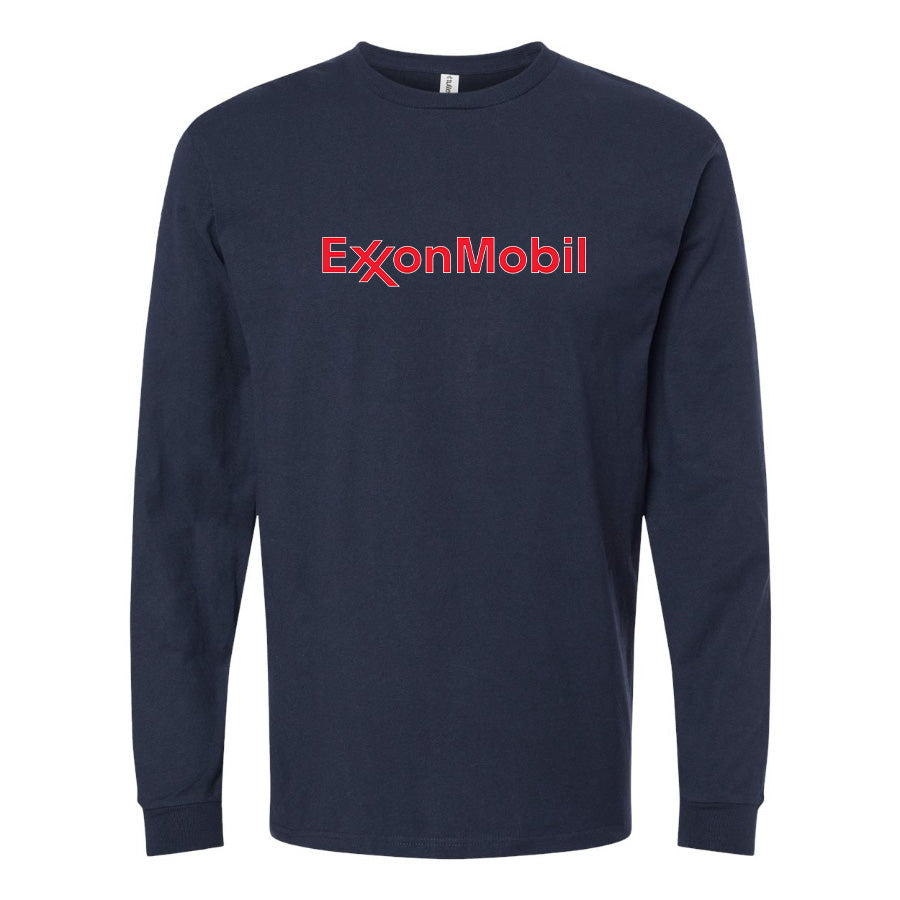 Youth Kids Exxon Mobil Gas Station Long Sleeve T-Shirt