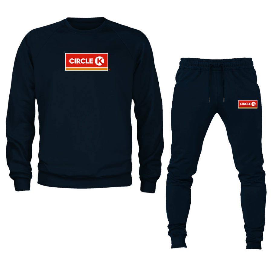 Men's Circle K Gas Station  Crewneck Sweatshirt Joggers Suit