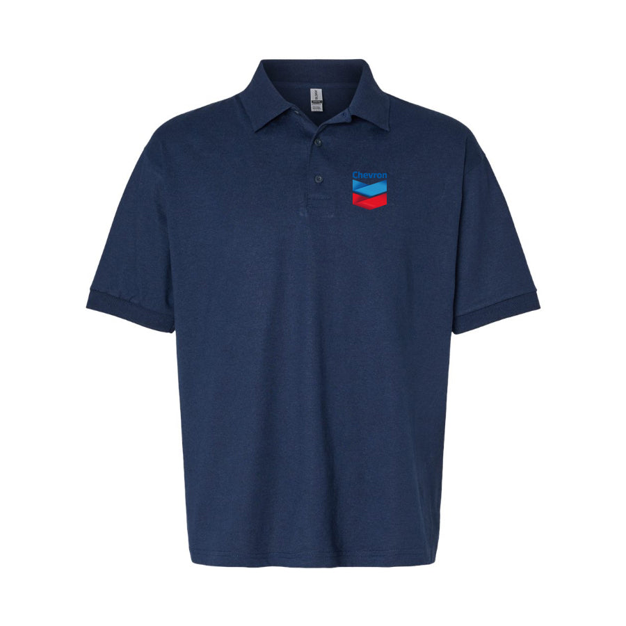 Men's Chevron Gas Station  Dry Blend Polo