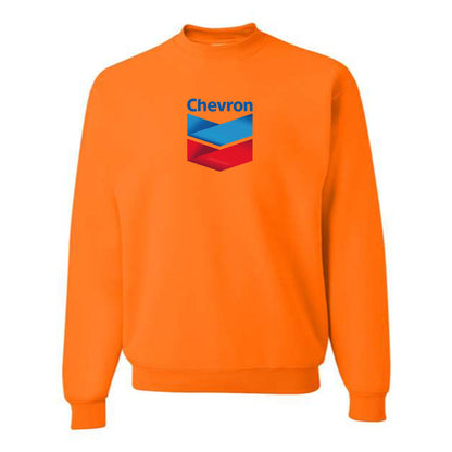 Men's Chevron Gas Station  Crewneck Sweatshirt