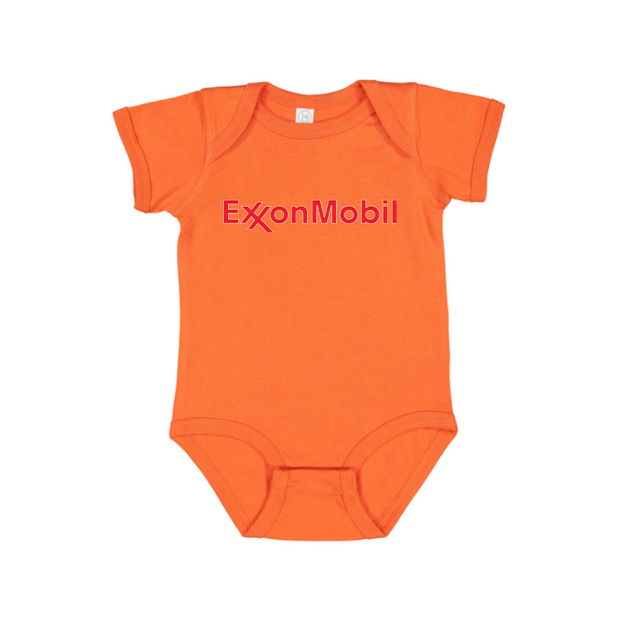 Exxon Mobil Gas Station Baby Romper Onesie