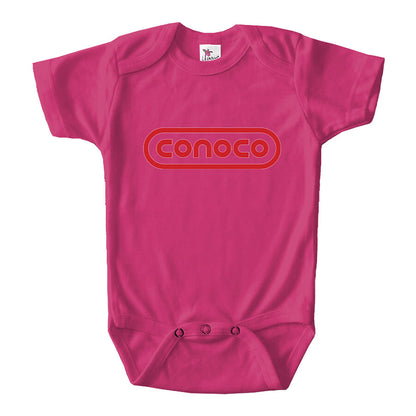 Conoco Gas Station Baby Romper Onesie